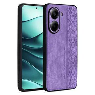 For Redmi Turbo 4 AZNS 3D Embossed Skin Feel Phone Case(Purple)