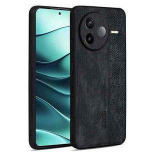 For Redmi K80 AZNS 3D Embossed Skin Feel Phone Case(Black)