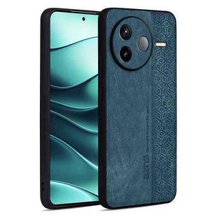 For Redmi K80 AZNS 3D Embossed Skin Feel Phone Case(Dark Green)