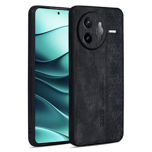 For Redmi K80 Pro AZNS 3D Embossed Skin Feel Phone Case(Black)