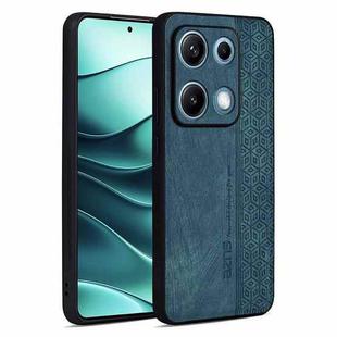 For Redmi Note 14S 4G AZNS 3D Embossed Skin Feel Phone Case(Dark Green)