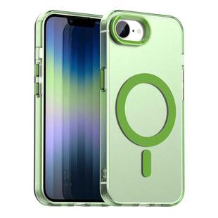 For iPhone 16e Candy Magsafe PC Hybrid TPU Phone Case(Green)