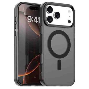 For iPhone 17 Pro Max Candy Magsafe PC Hybrid TPU Phone Case(Black)