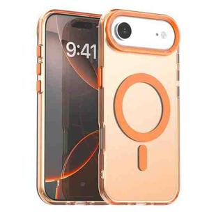 For iPhone 17 Air Candy Magsafe PC Hybrid TPU Phone Case(Orange)