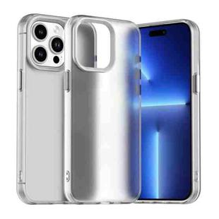 For iPhone 15 Pro Candy PC Hybrid TPU Shockproof Phone Case(White)