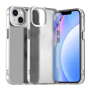 For iPhone 15 Plus Candy PC Hybrid TPU Shockproof Phone Case(White)