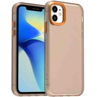 For iPhone 11 Candy PC Hybrid TPU Shockproof Phone Case(Orange)