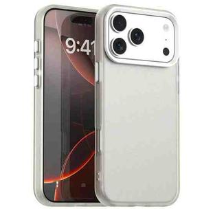 For iPhone 17 Pro Max Candy PC Hybrid TPU Shockproof Phone Case(White)