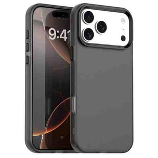 For iPhone 17 Pro Max Candy PC Hybrid TPU Shockproof Phone Case(Black)