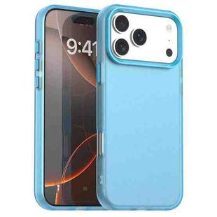 For iPhone 17 Pro Max Candy PC Hybrid TPU Shockproof Phone Case(Blue)
