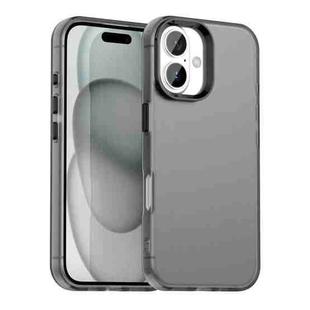 For iPhone 17 Candy PC Hybrid TPU Shockproof Phone Case(Black)