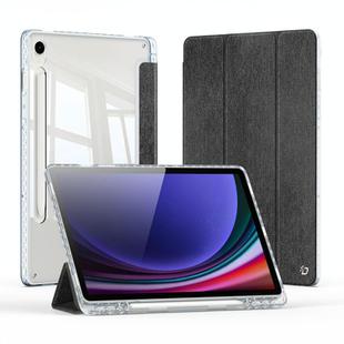 For Samsung Galaxy Tab S9 / S9 FE DUX DUCIS Unid Series PU+TPU Smart Tablet Case(Black)