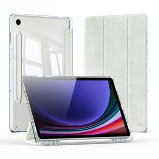 For Samsung Galaxy Tab S9 / S9 FE DUX DUCIS Unid Series PU+TPU Smart Tablet Case(Green)