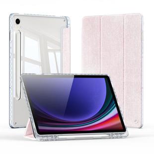 For Samsung Galaxy Tab S9 / S9 FE DUX DUCIS Unid Series PU+TPU Smart Tablet Case(Pink)