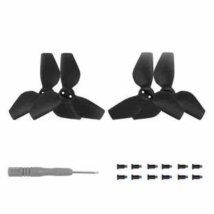 For DJI Neo Sunnylife 2016S Drone Color 3-Blade Propeller, Quantity:2 pairs(Black)