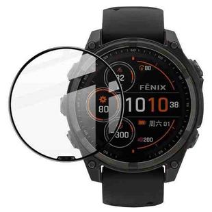 For Garmin fenix 8 Solar 47mm imak Plexiglass HD Watch Protective Film