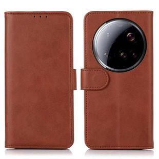 For Xiaomi 15 Ultra Cow Texture Leather Phone Case(Brown)