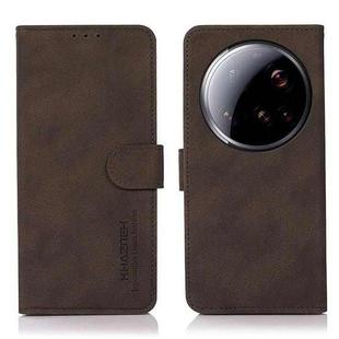 For Xiaomi 15 Ultra KHAZNEH Matte Texture Leather Phone Case(Brown)