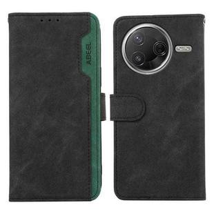 For Xiaomi Poco F7 Pro / F7 Ultra Global ABEEL Color Block Magnetic RFID Leather Phone Case(Black-Green)