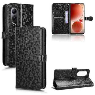 For itel S25 Honeycomb Dot Texture Leather Phone Case(Black)