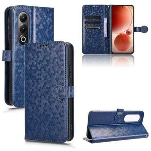 For itel S25 Honeycomb Dot Texture Leather Phone Case(Blue)