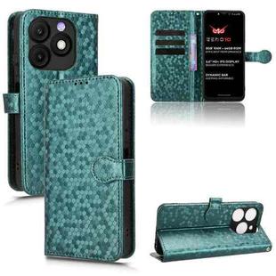 For itel Zeno 10 Honeycomb Dot Texture Leather Phone Case(Green)
