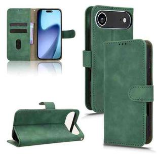 For iPhone Air Skin Feel Magnetic Flip Leather Phone Case(Green)