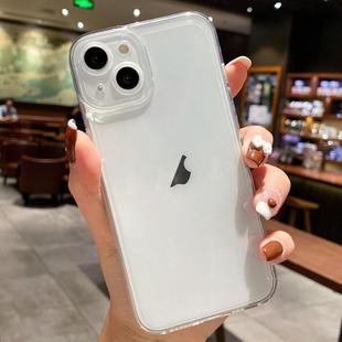 For iPhone 13 mini Angel Eye Straight Edge Full Cover TPU Phone Case(Transparent)
