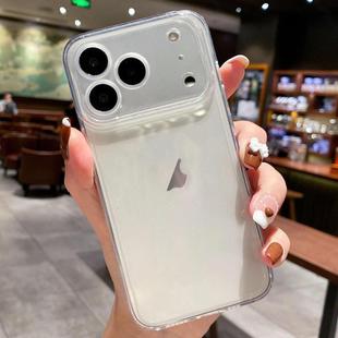 For iPhone 17 Pro Max Angel Eye Straight Edge Full Cover TPU Phone Case(Transparent)
