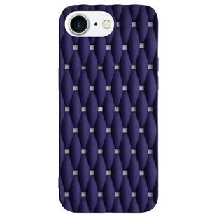 For iPhone 7 / 8 / SE 2022 Weave Cooling Solid Color TPU Phone Case(Purple Blue)