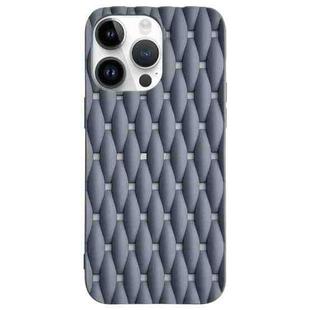 For iPhone 13 Pro Weave Cooling Solid Color TPU Phone Case(Grey)