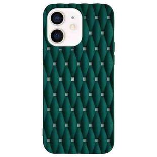 For iPhone 11 Weave Cooling Solid Color TPU Phone Case(Green)