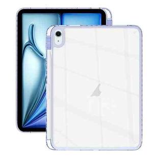 For iPad Pro 11 2022 / 2021 Acrylic Hybrid TPU Tablet Case with Pen Slot(Lavender)