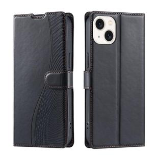 For iPhone 15 Plus Voltage Ultra-thin Dot Leather Phone Case(Black)