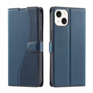 For iPhone 15 Plus Voltage Ultra-thin Dot Leather Phone Case(Blue)