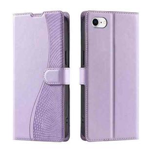For iPhone 7 / 8 / SE 2022 Voltage Ultra-thin Dot Leather Phone Case(Purple)