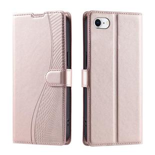 For iPhone 7 / 8 / SE 2022 Voltage Ultra-thin Dot Leather Phone Case(Rose Gold)