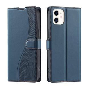 For iPhone 12 mini Voltage Ultra-thin Dot Leather Phone Case(Blue)