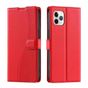 For iPhone 11 Pro Max Voltage Ultra-thin Dot Leather Phone Case(Red)