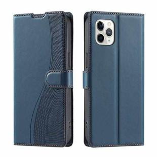 For iPhone 11 Pro Max Voltage Ultra-thin Dot Leather Phone Case(Blue)