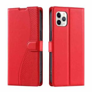 For iPhone 11 Pro Voltage Ultra-thin Dot Leather Phone Case(Red)