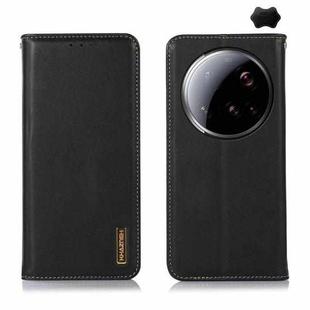 For Xiaomi 15 Ultra KHAZNEH Nappa Top Layer Cowhide Leather Phone Case(Black)