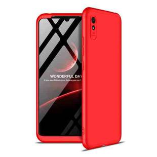 For Xiaomi Redmi 9A GKK Three Stage Splicing Full Coverage PC Protective Case(Red)