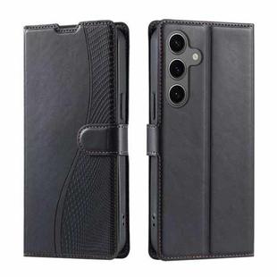 For Samsung Galaxy S24 5G Voltage Ultra-thin Dot Leather Phone Case(Black)