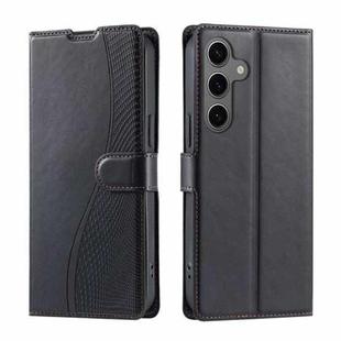For Samsung Galaxy S24+ 5G Voltage Ultra-thin Dot Leather Phone Case(Black)
