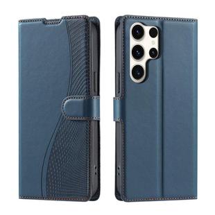 For Samsung Galaxy S25 Ultra 5G Voltage Ultra-thin Dot Leather Phone Case(Blue)