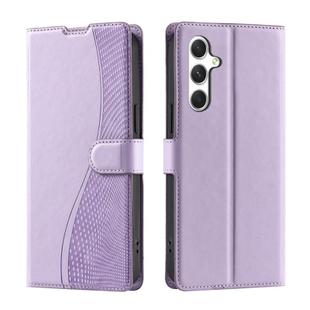 For Samsung Galaxy S25+ 5G Voltage Ultra-thin Dot Leather Phone Case(Purple)