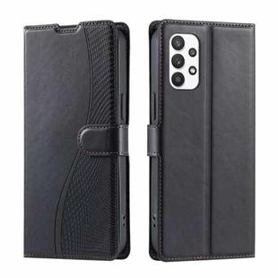 For Samsung Galaxy A73 5G Voltage Ultra-thin Dot Leather Phone Case(Black)