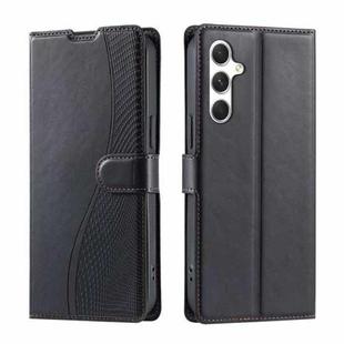For Samsung Galaxy A35 5G Voltage Ultra-thin Dot Leather Phone Case(Black)