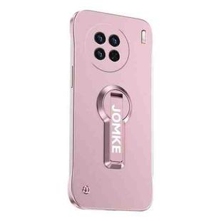 For vivo X90 Baking Varnish 360 Rotate Holder No Frame PC Phone Case(Pink)